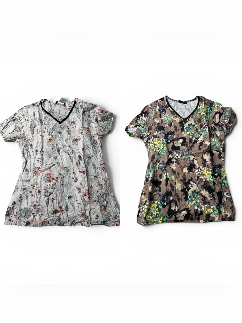 Women’s Printed Scrub Tops
